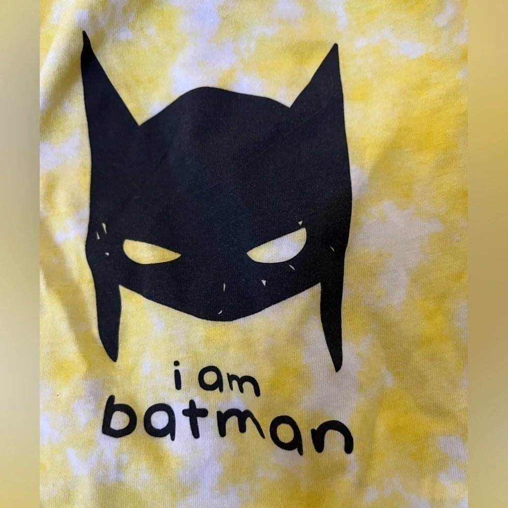3 Batman size 18-24 months onesies DC comics black and yellow NWOT